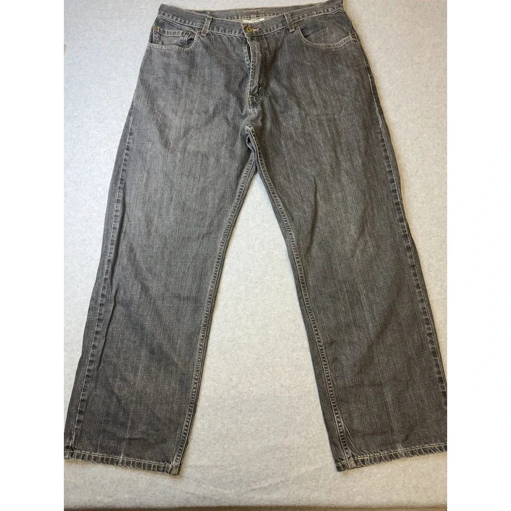 Levi's 569 Loose Straight Jeans Mens 36x32 Black Denim Y2K Baggy Skater Vintage